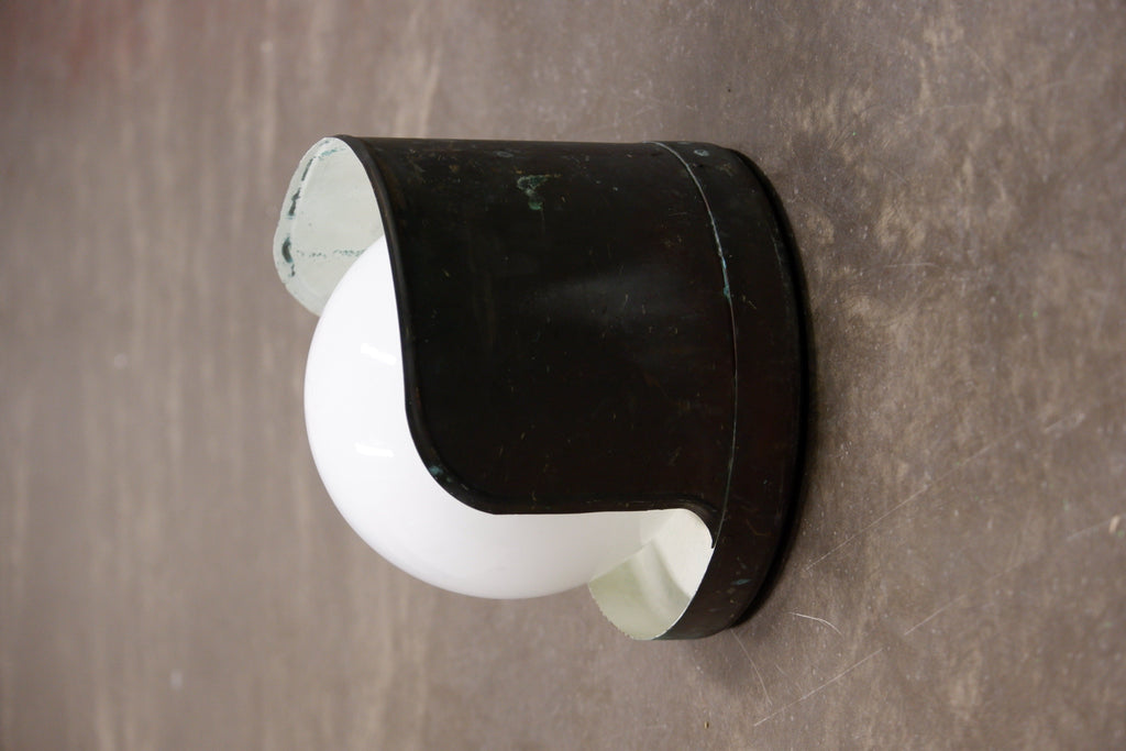 Paavo Tynell outdoor wall lamp model 2424 patined copper, Idman.