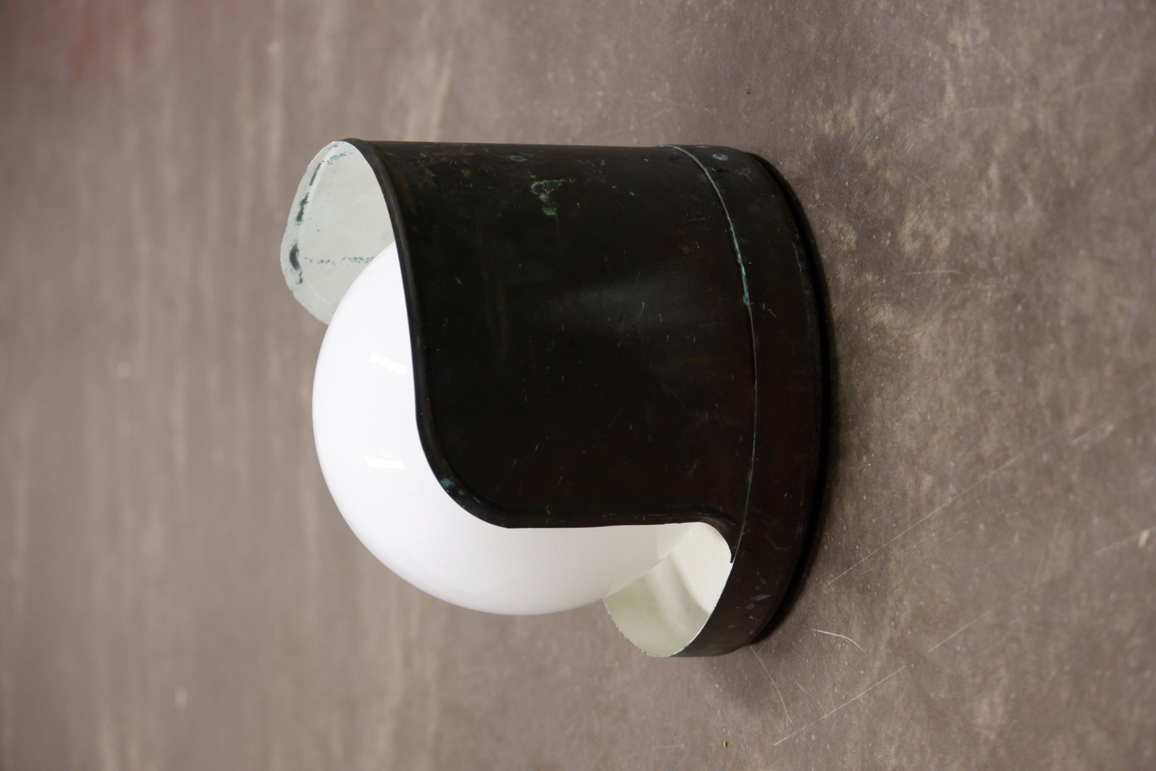 Paavo Tynell outdoor wall lamp model 2424 patined copper, Idman.