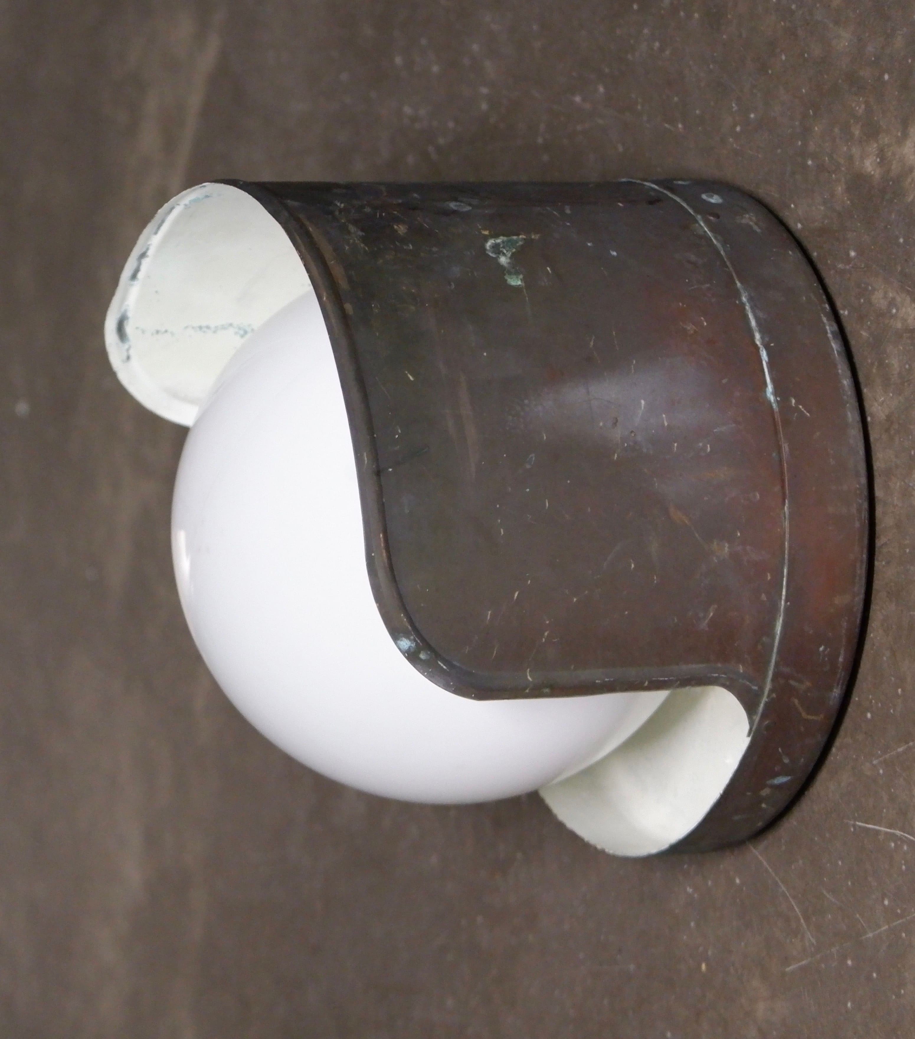 Paavo Tynell outdoor wall lamp model 2424 patined copper, Idman.