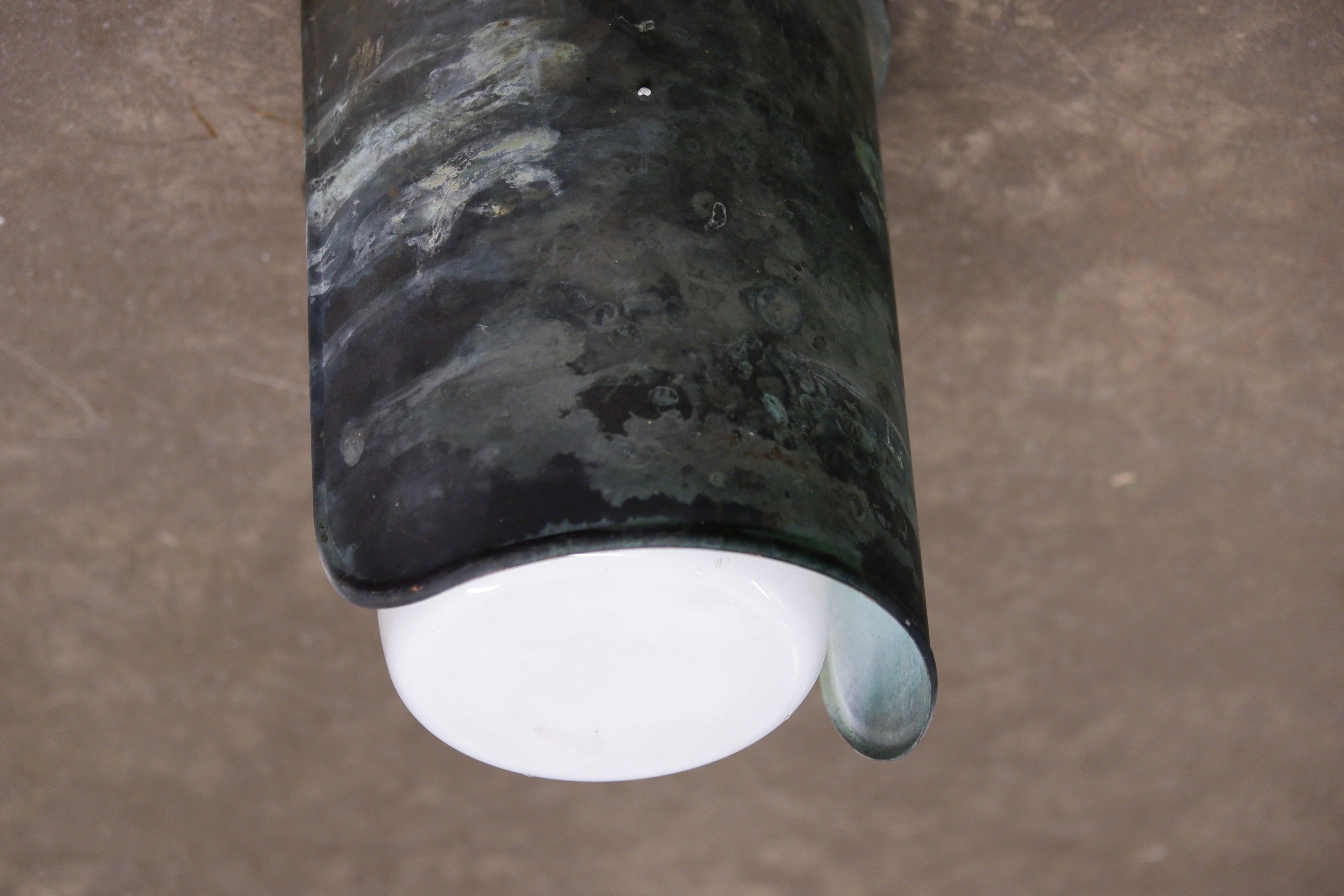Paavo Tynell outside copper wall lamp model 7307 for Idman, circa 1950.