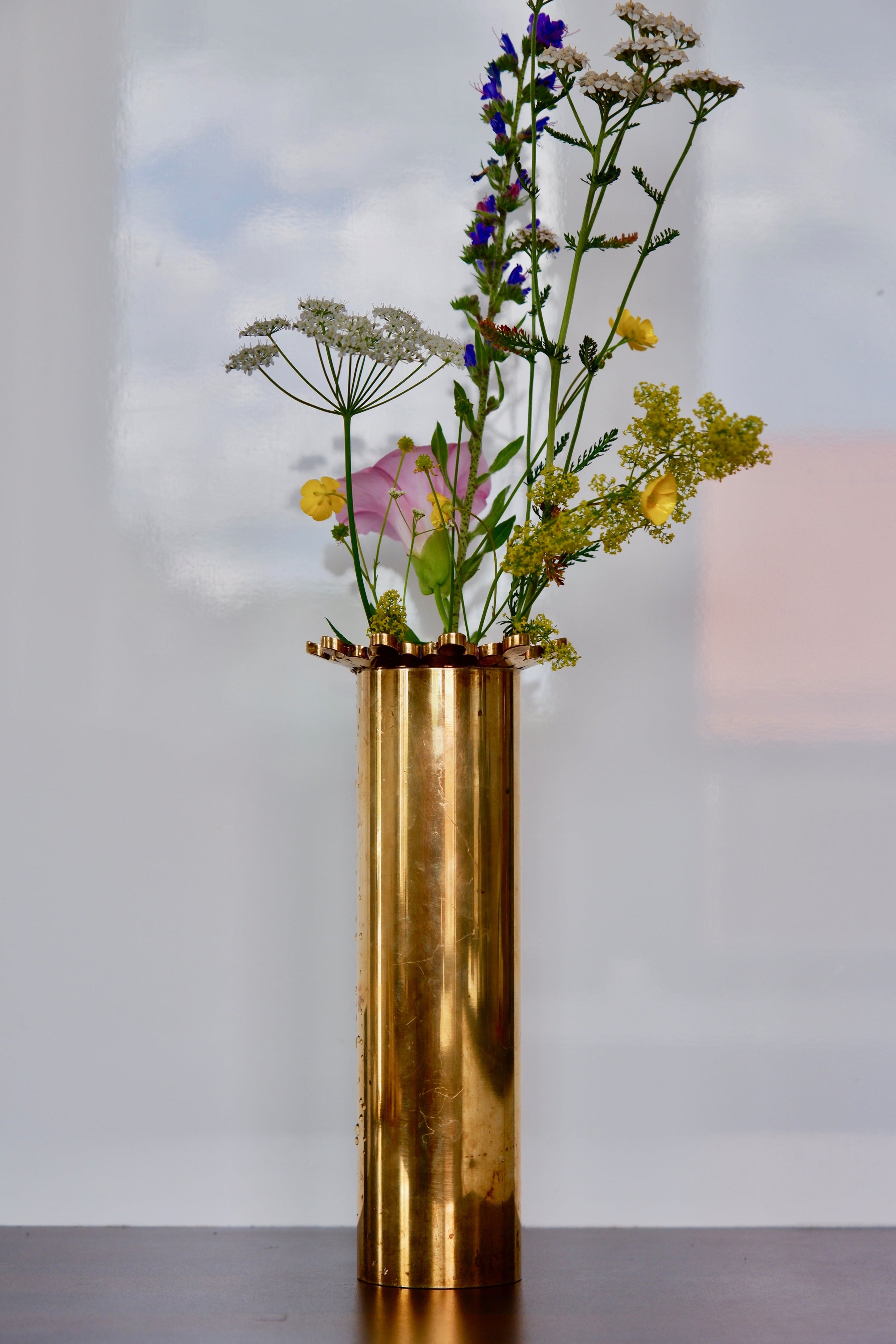 Early vase designed and made by Pierre Forssell for Skultuna.