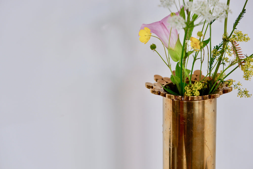 Early vase designed and made by Pierre Forssell for Skultuna.
