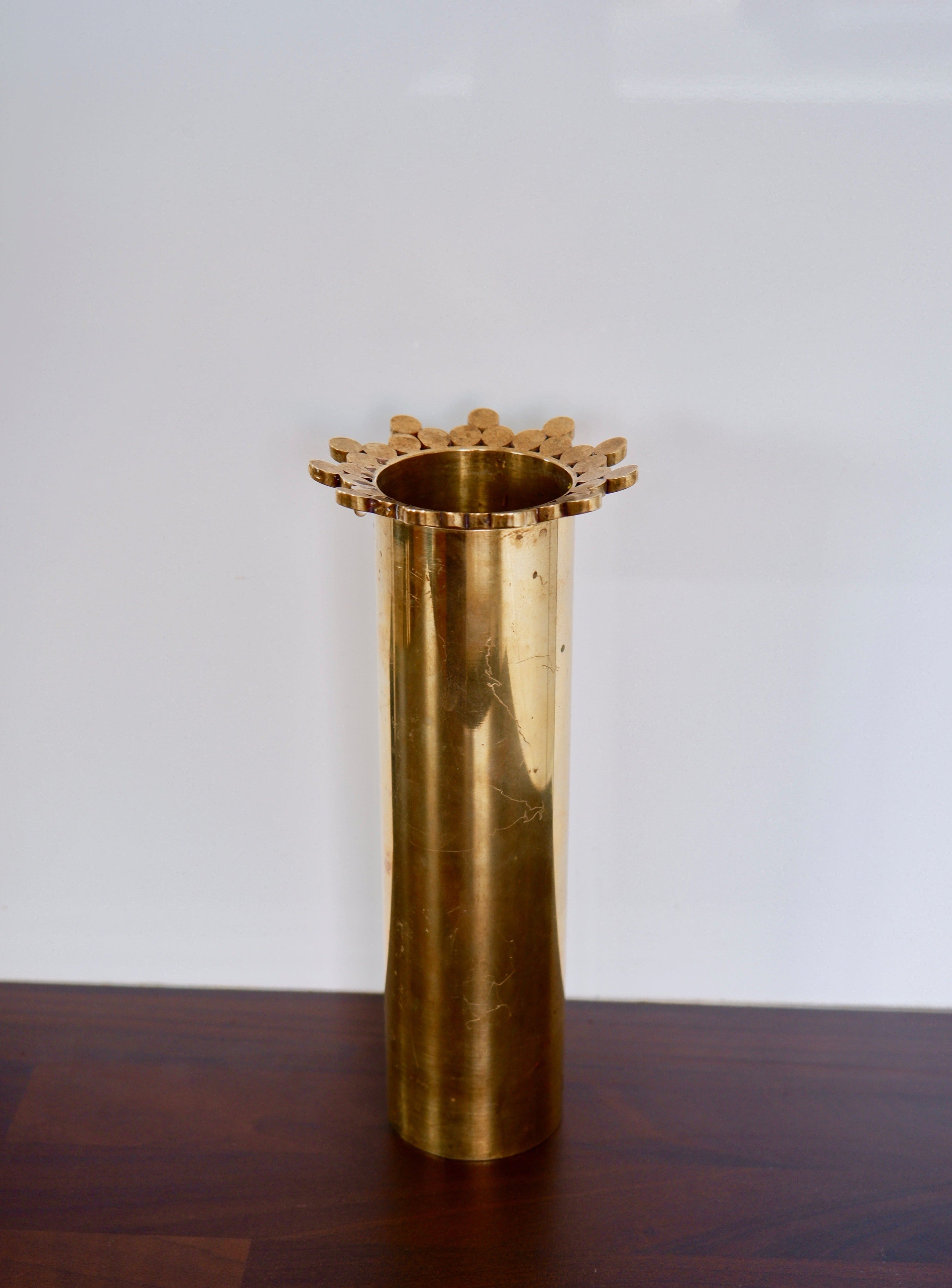 Early vase designed and made by Pierre Forssell for Skultuna.