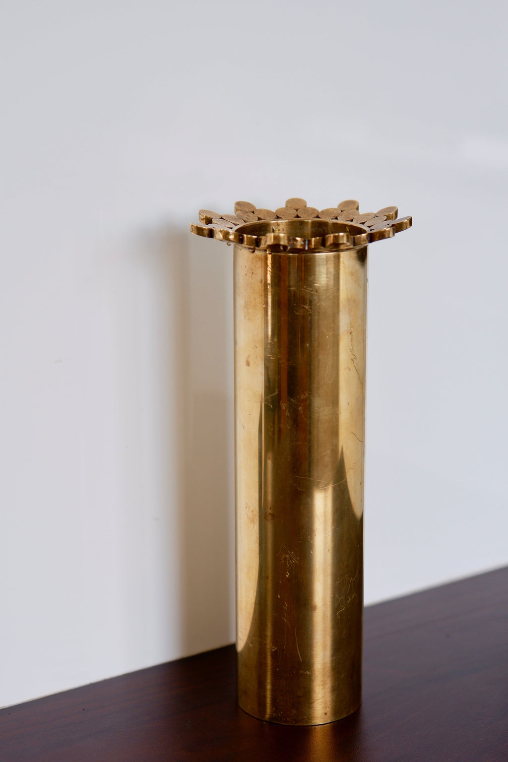 Early vase designed and made by Pierre Forssell for Skultuna.