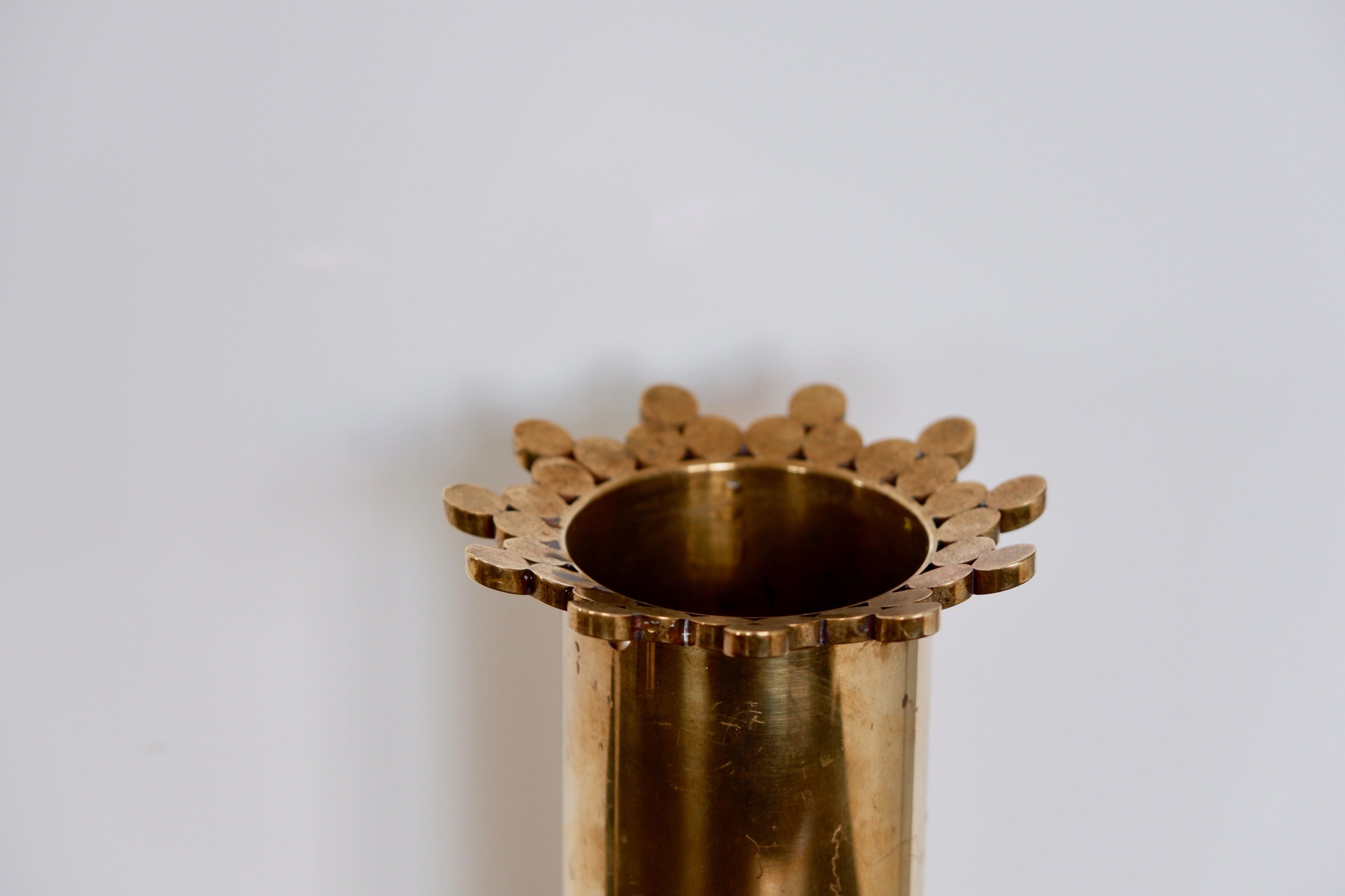 Early vase designed and made by Pierre Forssell for Skultuna.