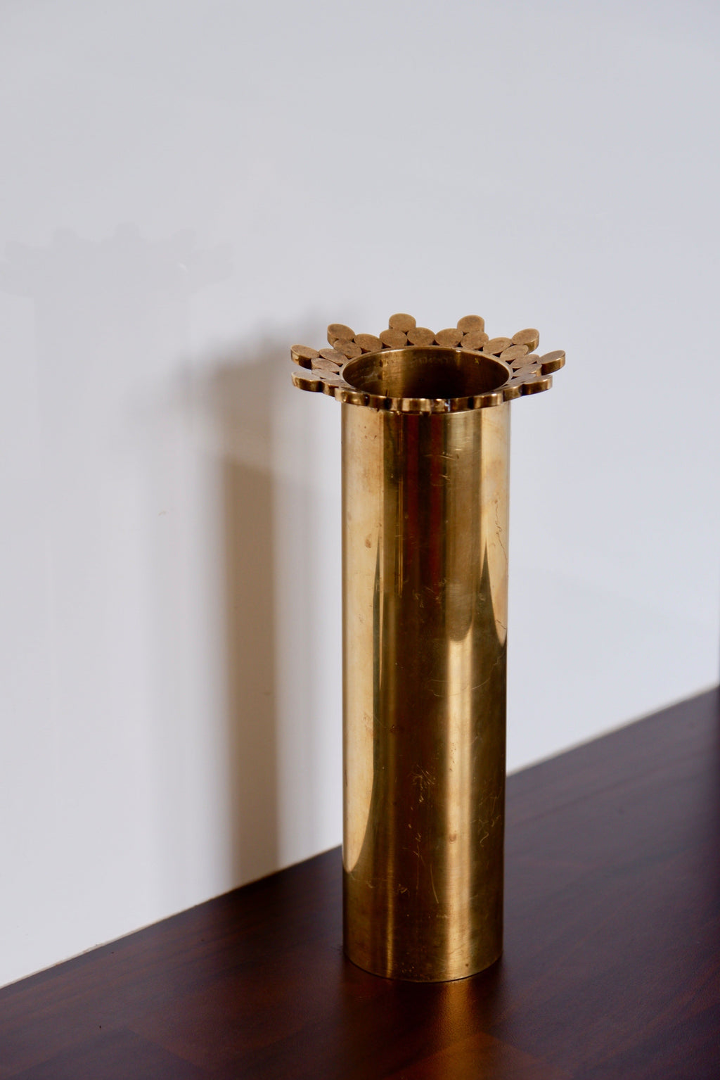 Early vase designed and made by Pierre Forssell for Skultuna.