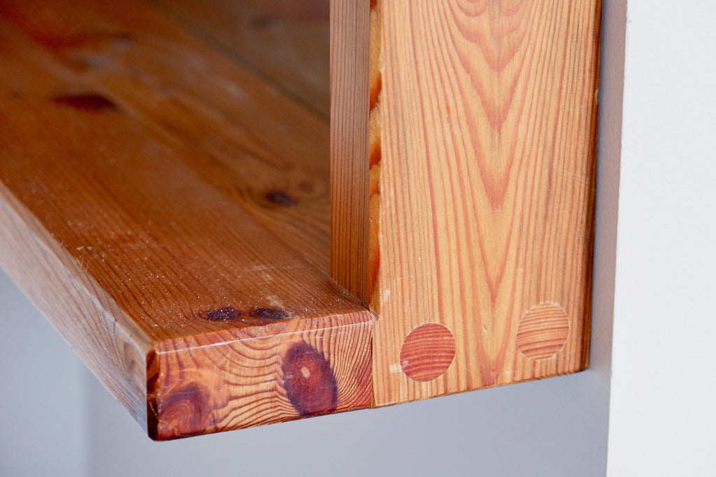 Important pine miror attributed to Roland Wilhelmsson circa 1960