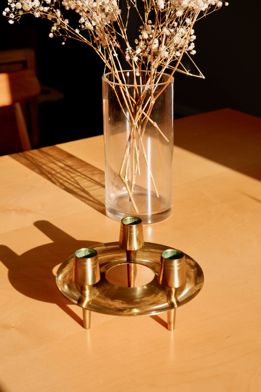 Paavo Tynell Brass Candle Holders for Taito.