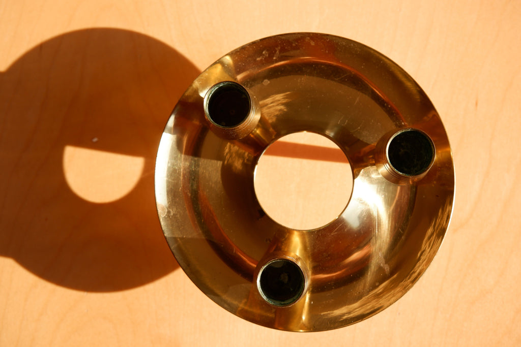 Paavo Tynell Brass Candle Holders for Taito.