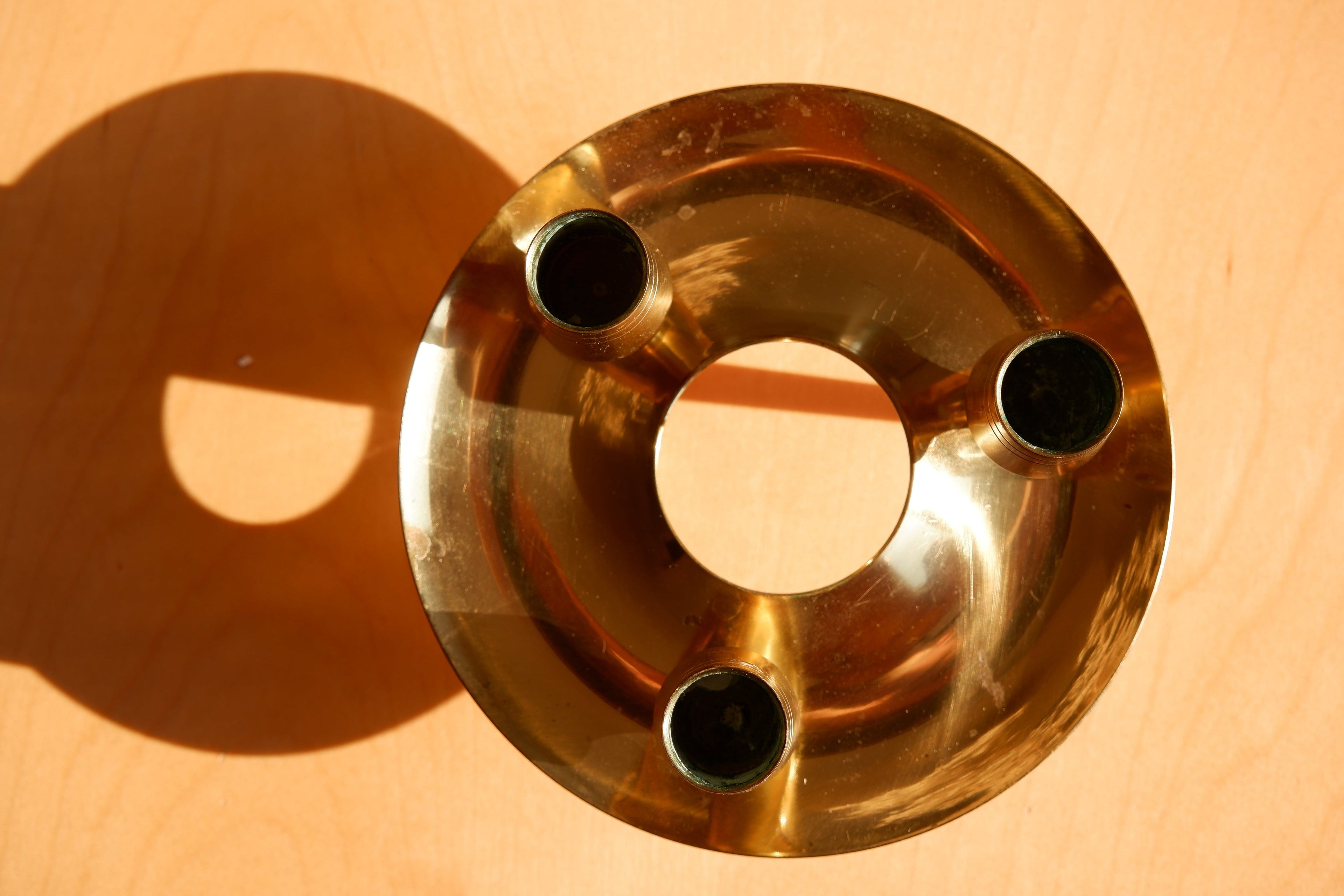 Paavo Tynell Brass Candle Holders for Taito.