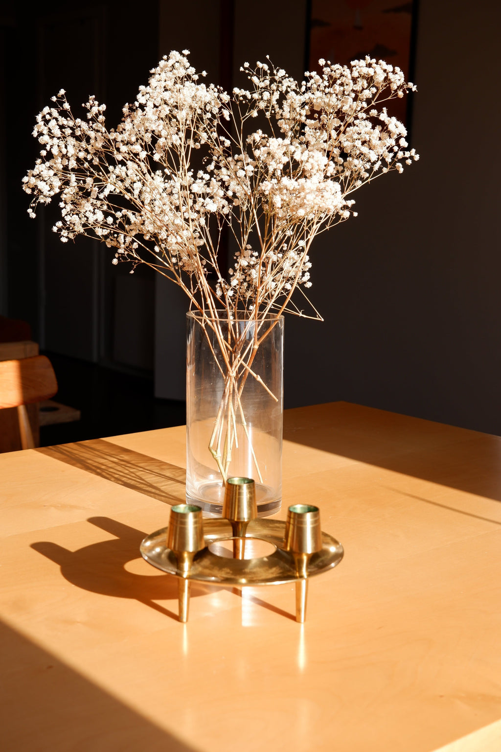 Paavo Tynell Brass Candle Holders for Taito.