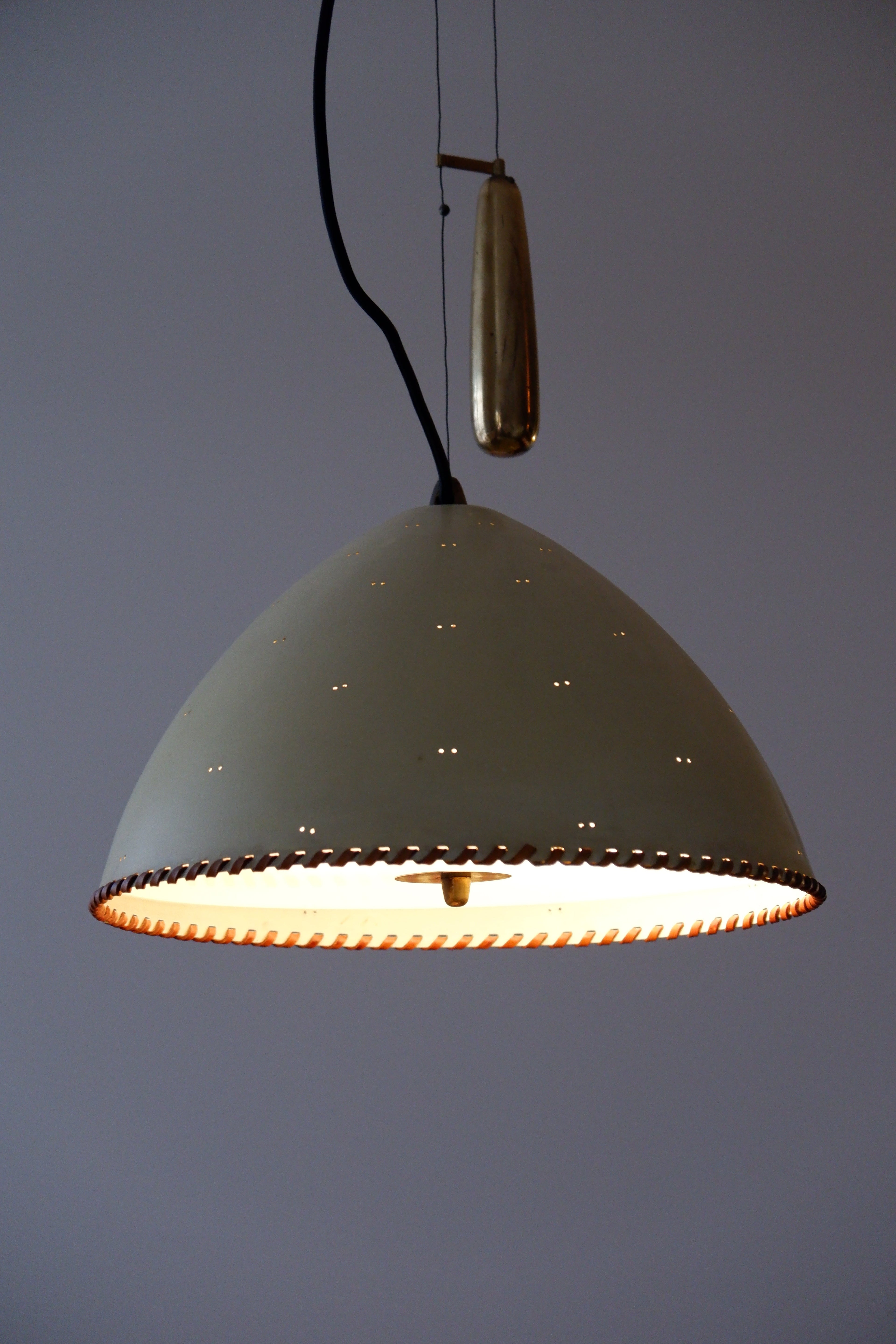 Paavo Tynell counter Weight pendant light model A1983 for Taito.