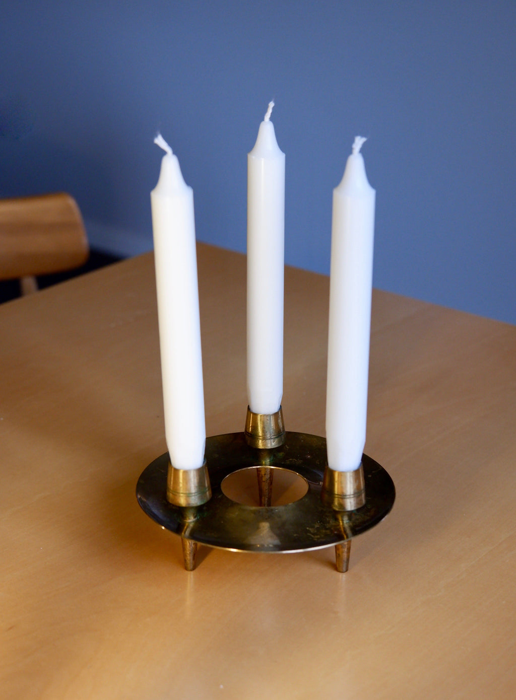 Paavo Tynell Brass Candle Holders for Taito.