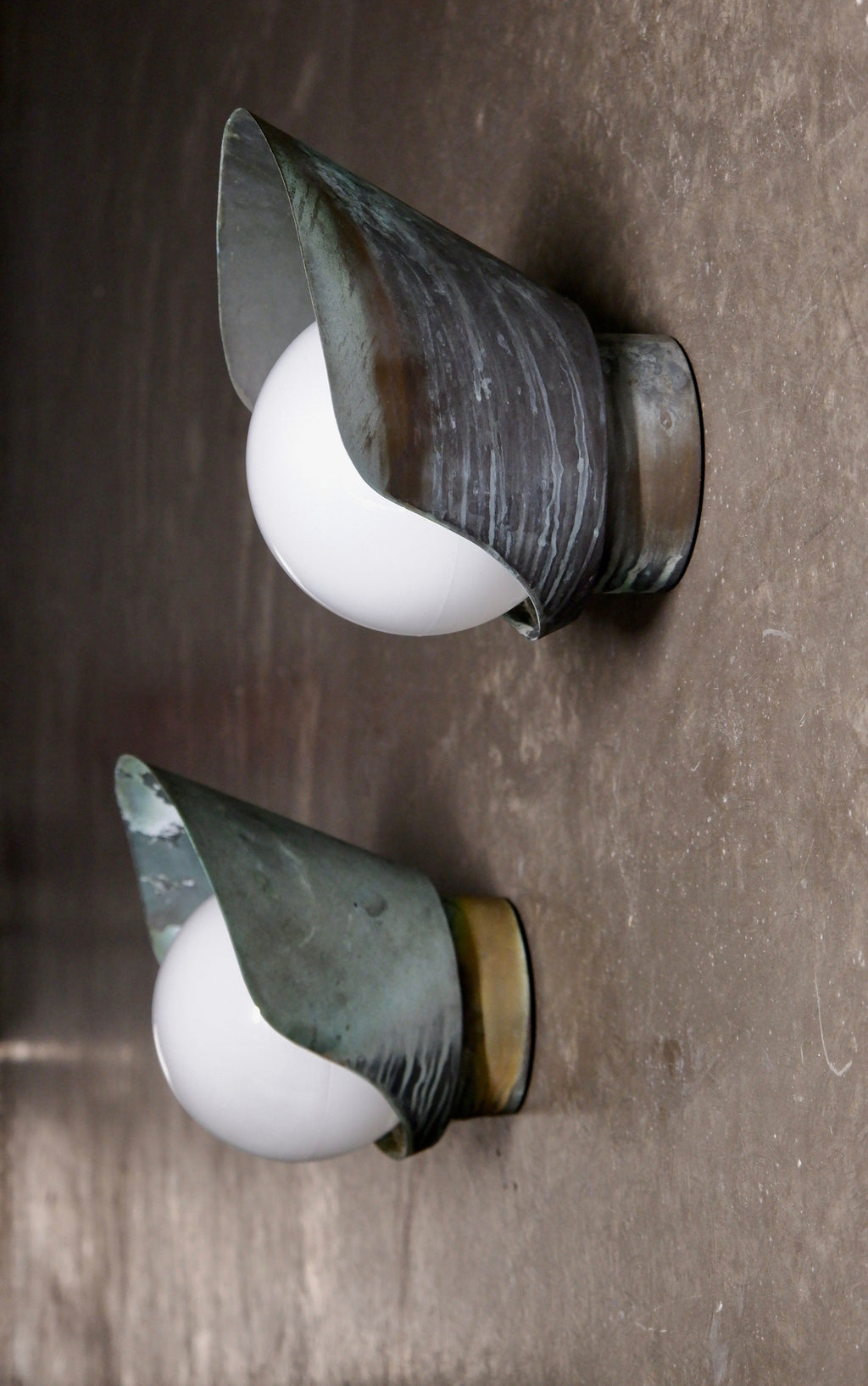 Paavo Tynell, pair of outside lamp model 7309 for Taito oy, circa 1940.