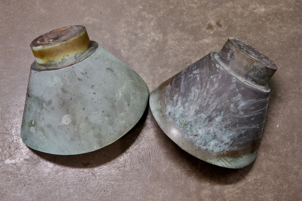 Paavo Tynell, pair of outside lamp model 7309 for Taito oy, circa 1940.