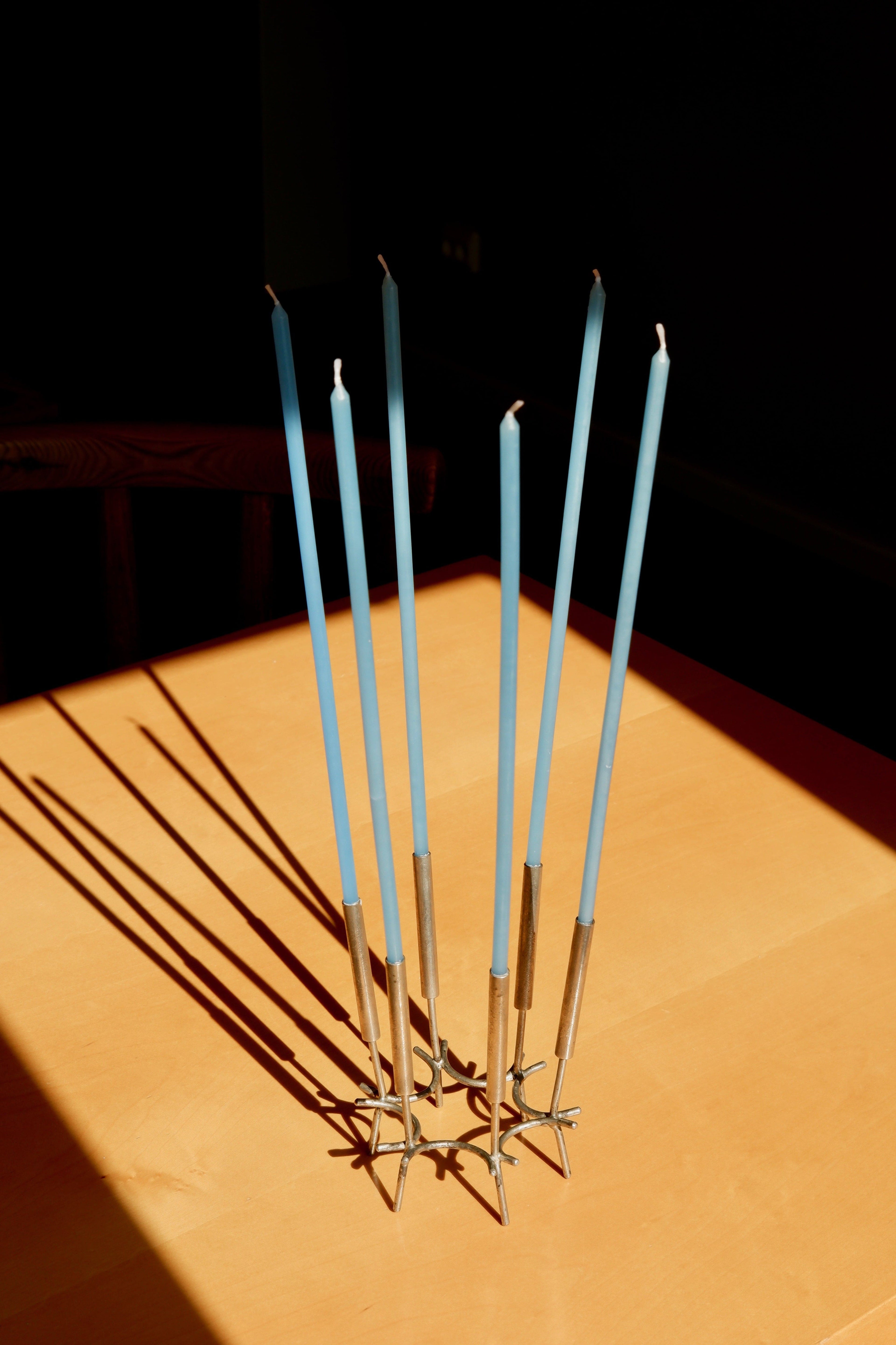 Paavo Tynell Candelabre, nikel brass circa 1960.
