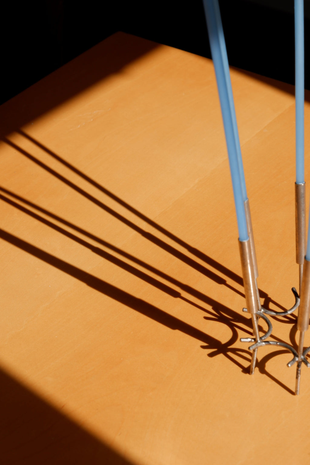 Paavo Tynell Candelabre, nikel brass circa 1960.