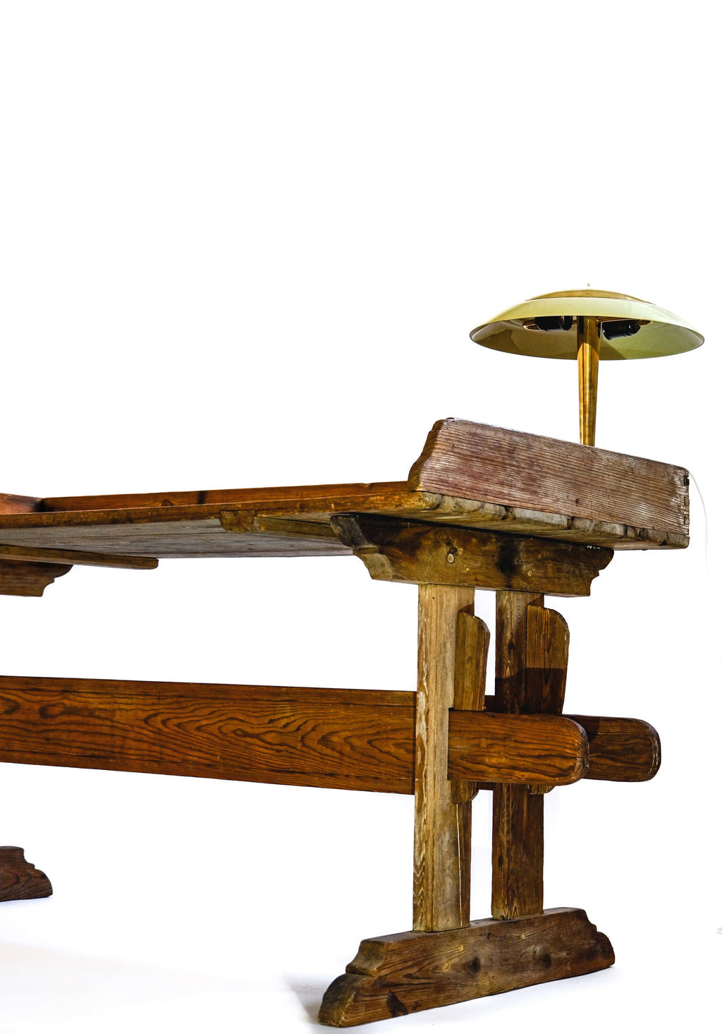 Swedish Antic console table in pine, late XIX century.