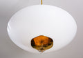 Paavo Tynell Oversized chandelier circa 1940, Opal & brass.